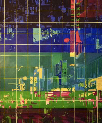 Golf simulator - a Paint Artowrk by Dabin Moon